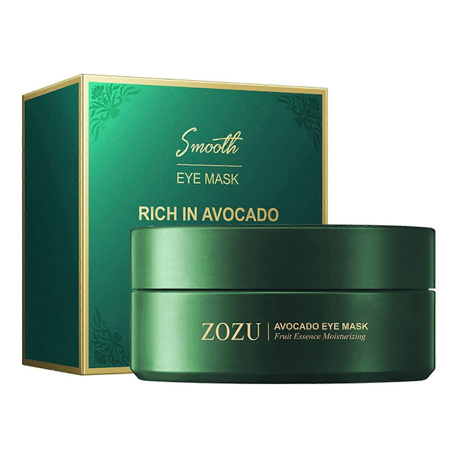 24K Gold & Avocado Eye Mask, Smooth Golden Eye Mask, Hydrating Under Eye Patches for Dark Circles, Wrinkles & Puffiness