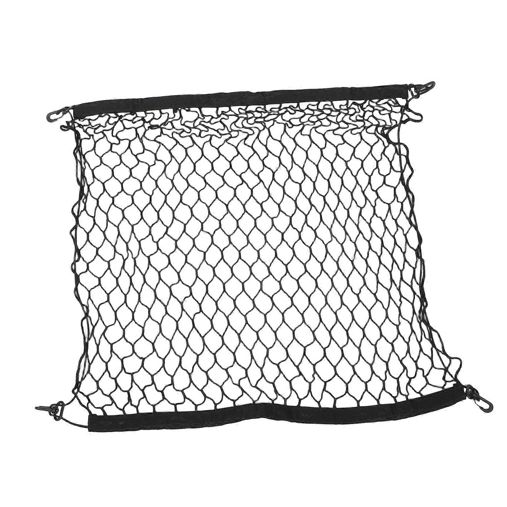 Trunk Net for Cars Universal Organizer Made of Breathable Material Install with Practical Mesh Pockets for Efficient Storage in the Trunk of SUVs and