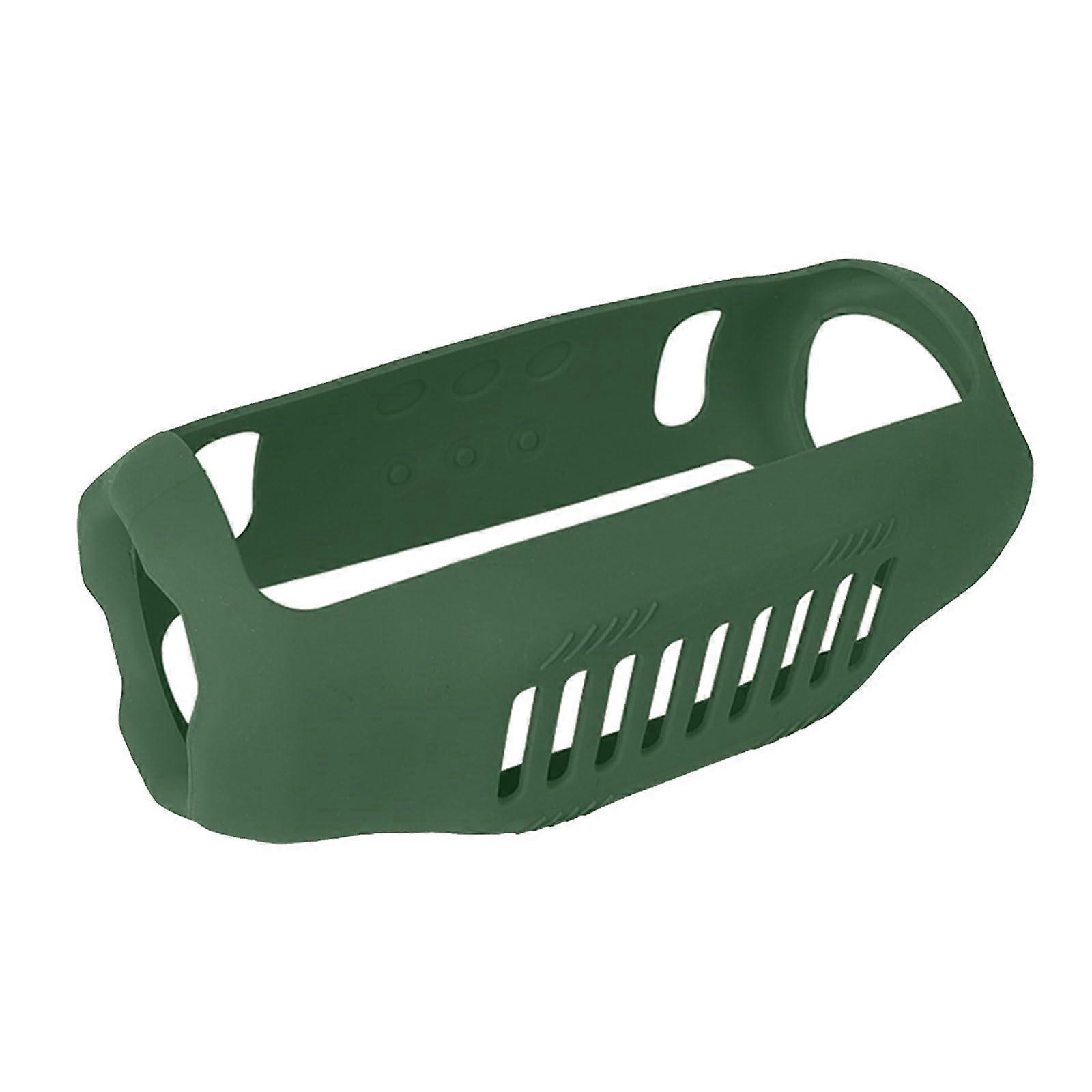 Silicone Case for Bluetooth-Compatible Devices, Full Coverage, Dustproof, Thick Protective Cover, Green