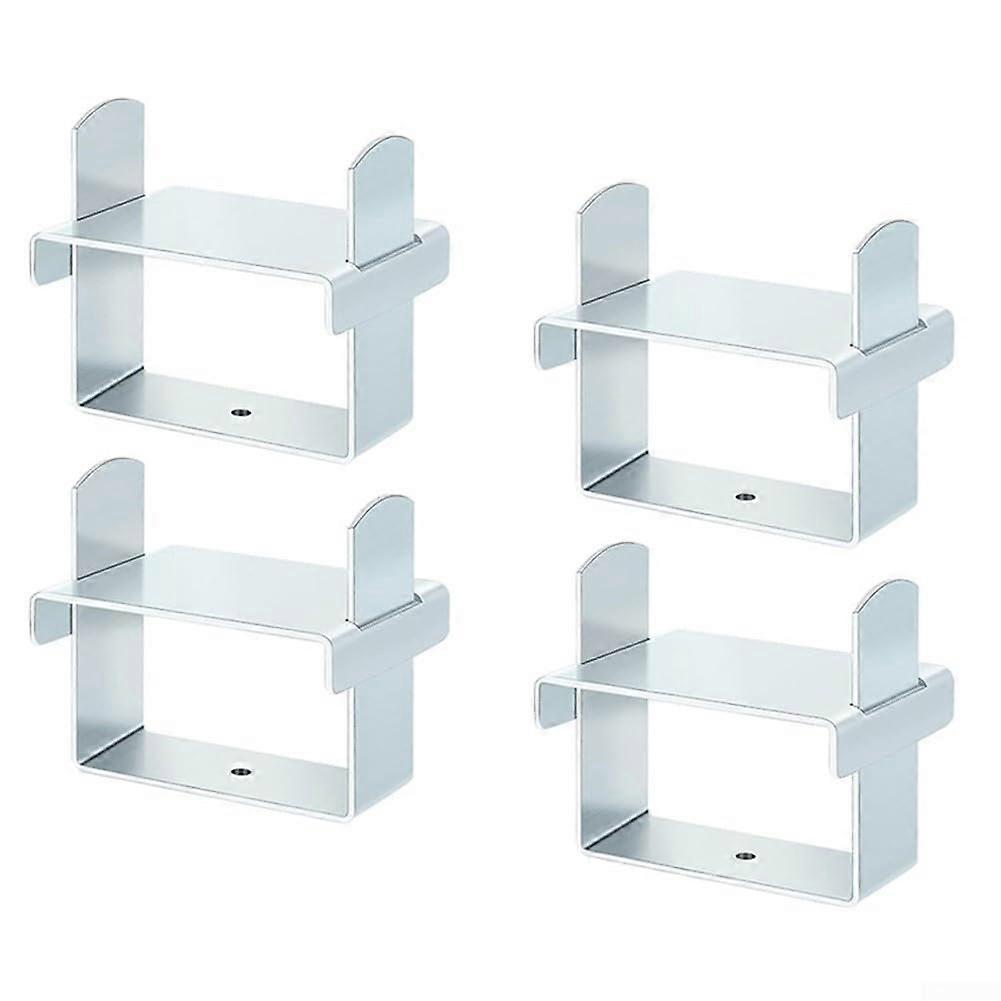 Leaf Spring Clamps, Set, Locking, For Vehicles, Up To 2.5 Inches Wide, Silver Stabilization Control