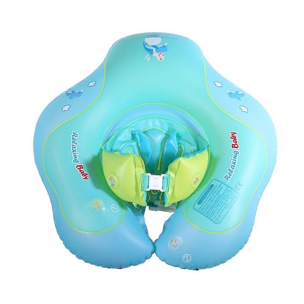 Baby Swimming Floats Ring Adjustable Inflatable Dual Chambers with Waist Protection (312 months)