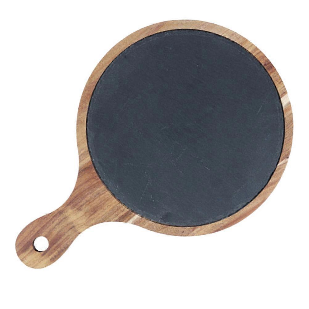 Wood Steak Serving Plate Assorted Use Anti-Scald Rectangular 30.00X20.00X1.50CM 1Set