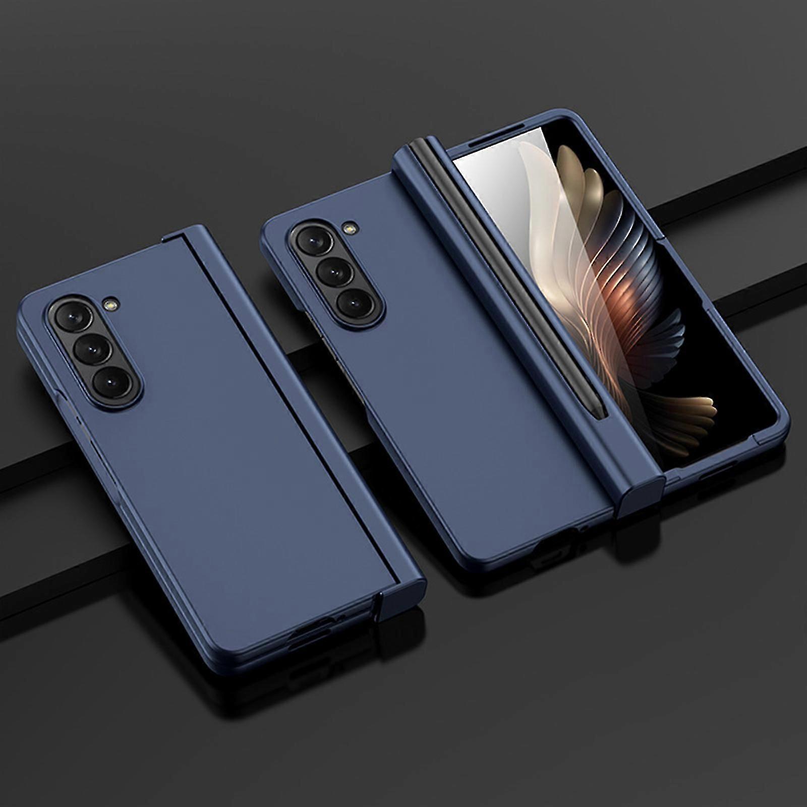 for Samsung Galaxy Z Fold 5 Case, Full Body Cover with Built-in Screen Protector, Support Wireless Charging Hard PC Slim Shockproof Protective Case