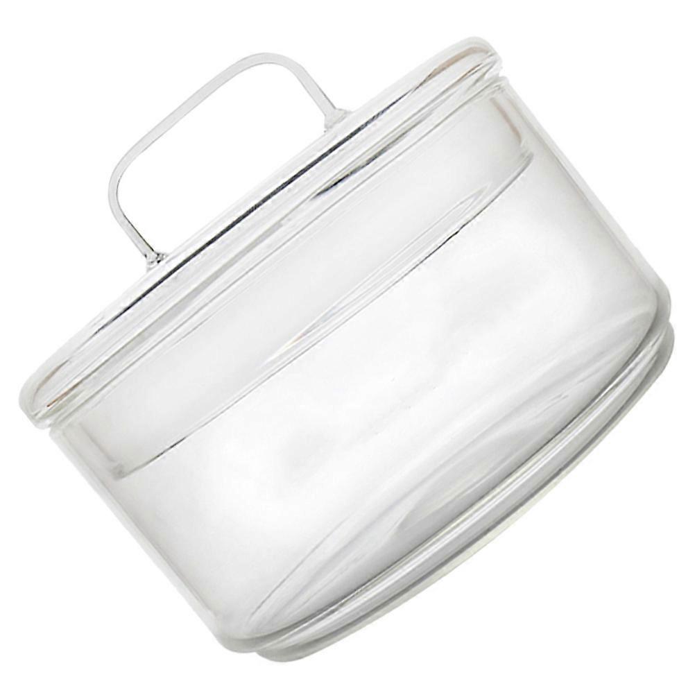 Glass Bowl with Lid for Home Use Safe and Microwave Oven Transparent Glass 1pc