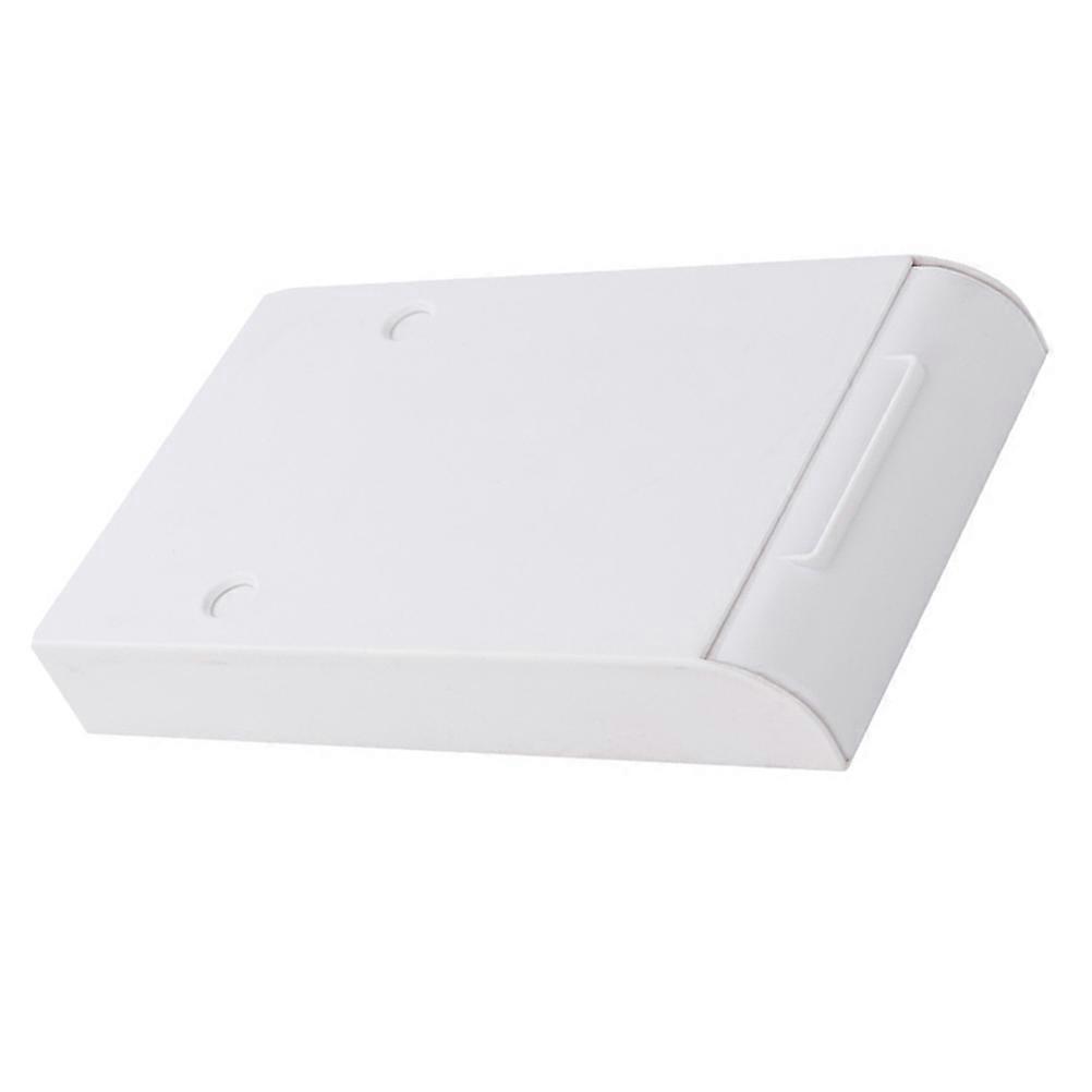 Office Desk Organizer Large Capacity Storage Box for Study and Office Work White 22X13.5CM 1Set