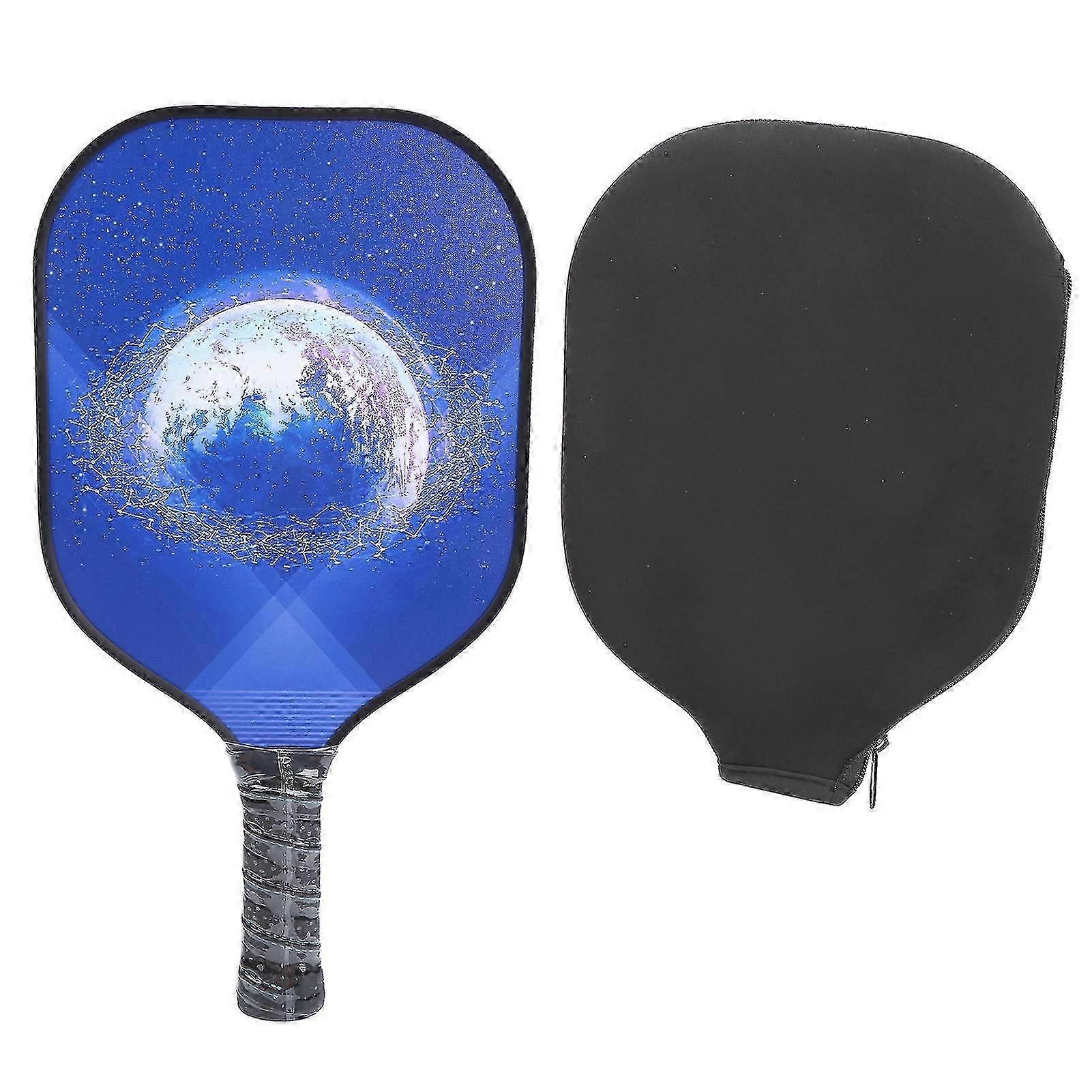 Lightweight Textured Fiberglass Pickleball Paddle Racket with Comfortable Grip