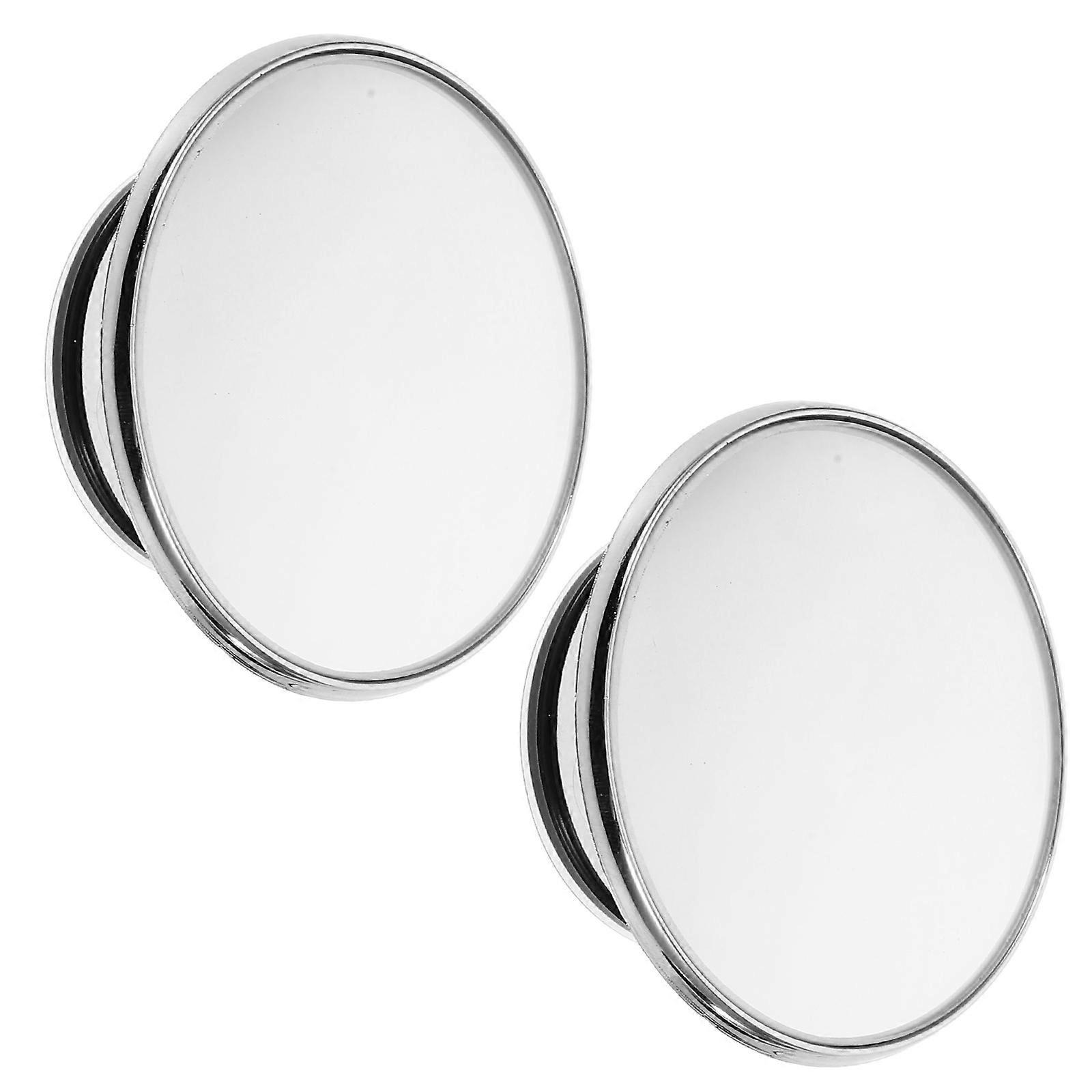 Rearview Auxiliary Mirror Driving Use Transparent Color Adjustable View 1 Pair