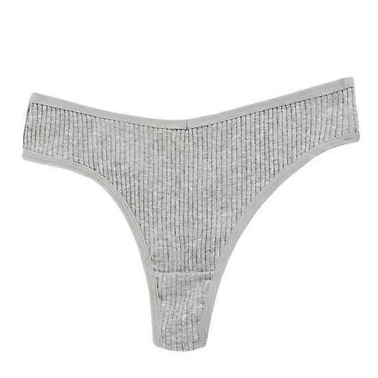 Women Thong Low-waist Seamless Solid Color Thread Good Breathability Elastic Quick-drying Sport Casual Briefs Panties Female Underpants