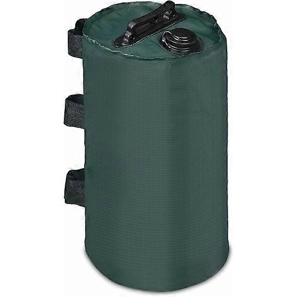 وزن شرفة المراقبة ، صابورة للخيمة ، للتعبئة بالماء والرمل والحجارة ، 10 لتر ، أخضر غامق