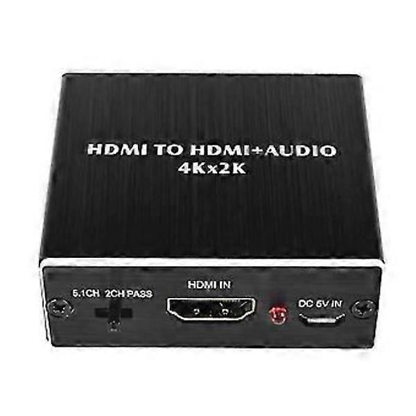 4k HDMI-compatible To HDMI-compatible Optical Spdif 3.5mm Audio Extractor Converter Splitter Adapter
