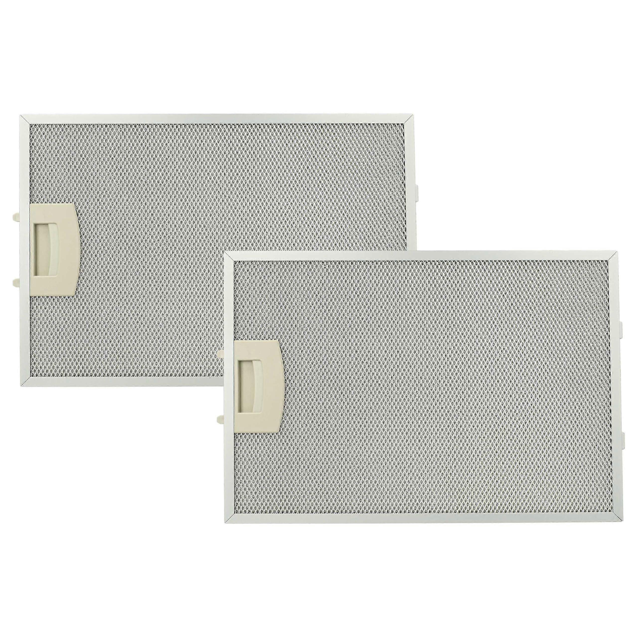 2x Filter Metal Grease Filter Permanent Filter Compatible with Siemens LC9X070/01 Cooker Hood Metal