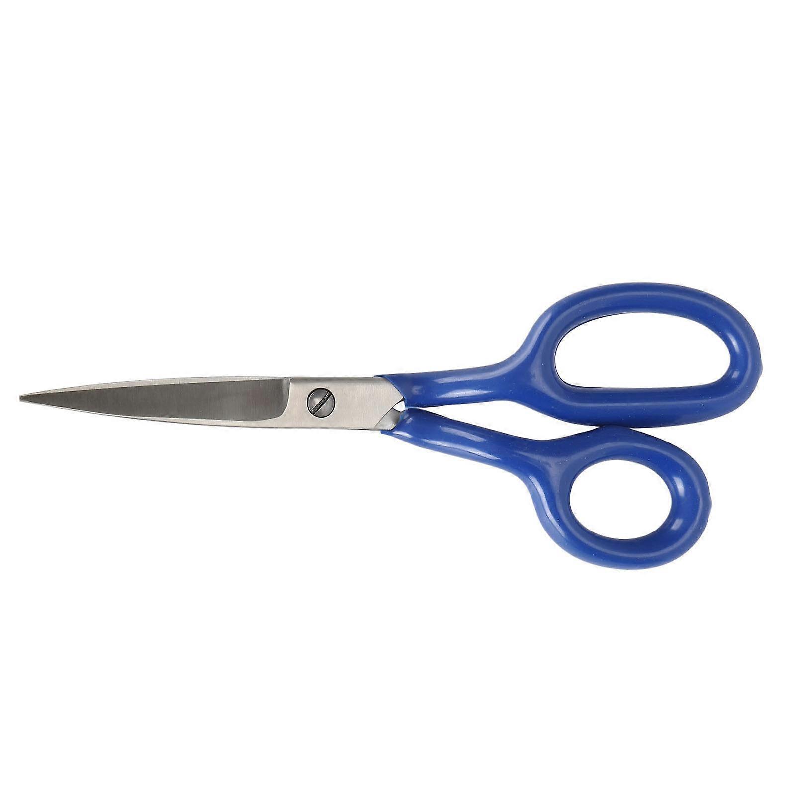 Carpet Scissors Ergonomic Handle Stainless Steel Multifunctional Duckbill Applique Scissors Tufting Shears for Carpet Pile Blue