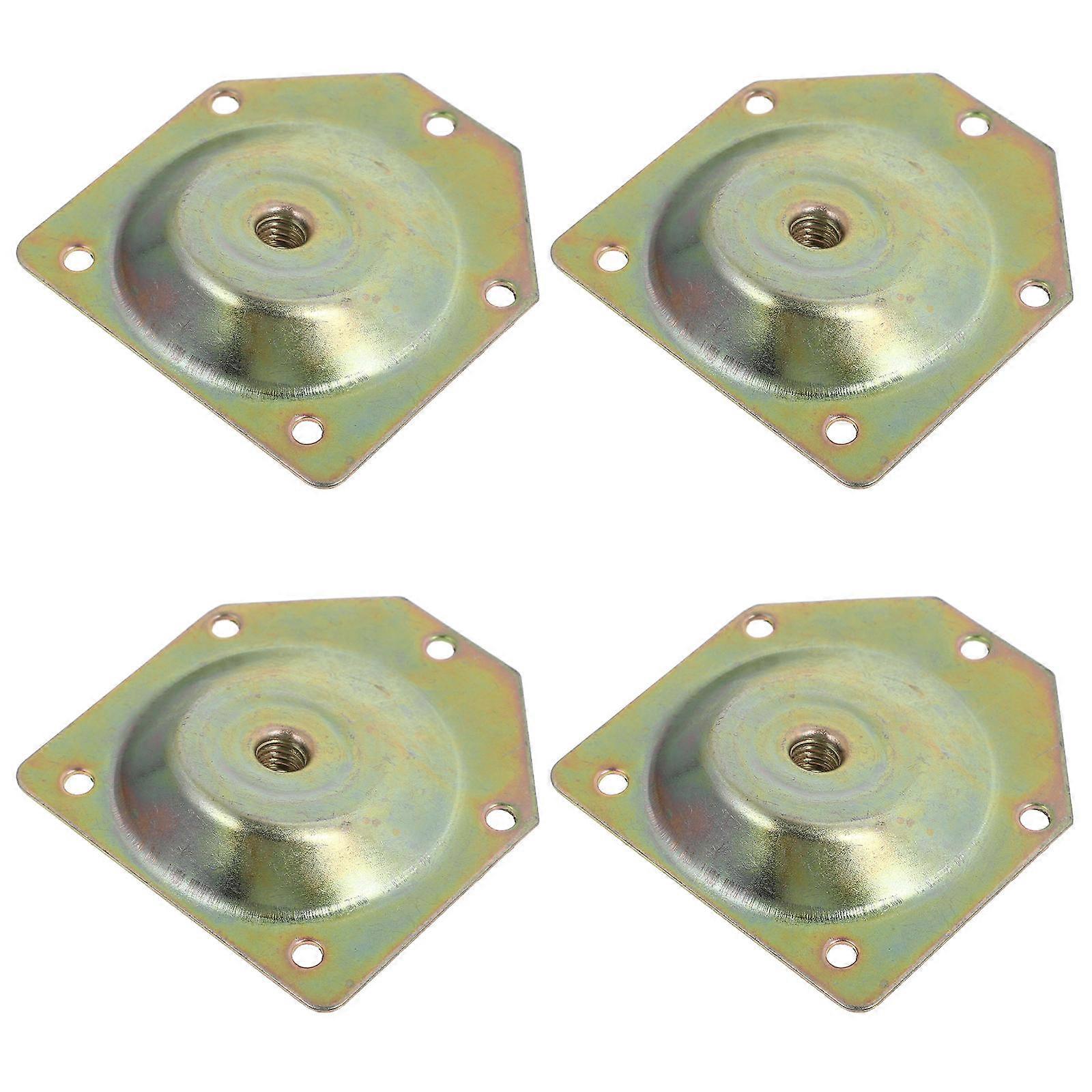 Table Leg Attachment Hardware 4Pcs DIY Fixing Corrosion Resistant Design Suitable For Wooden Furniture Legs In Various Occasions