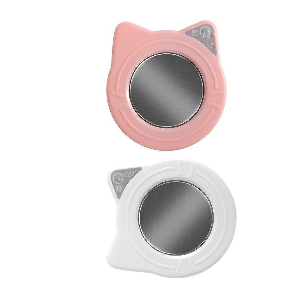 Portable USB Coffee Mug Warmer with Efficient Heating for Home Use Assorted Color ABS and Stainless Steel 2PCS