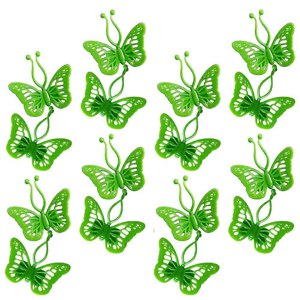 20pcs Green Plant Climbing Clips Self Adhesive Hooks for Home and Outdoor Decoration – Durable Fixtures for Vines and Climbing Plants