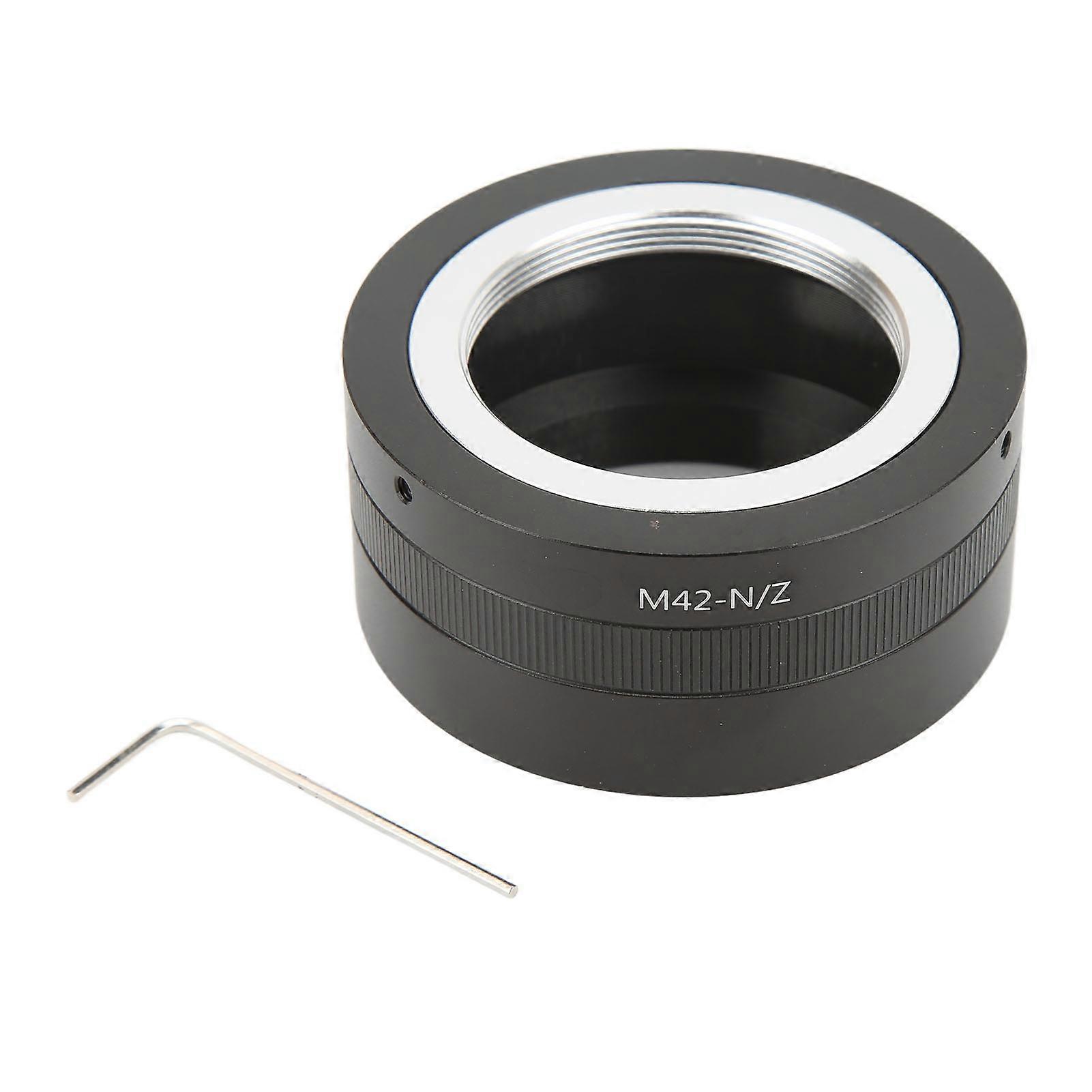 Aluminum Alloy M42 Lens Mount Adapter Ring for Nikon Z Mount Series Full Frame Camera