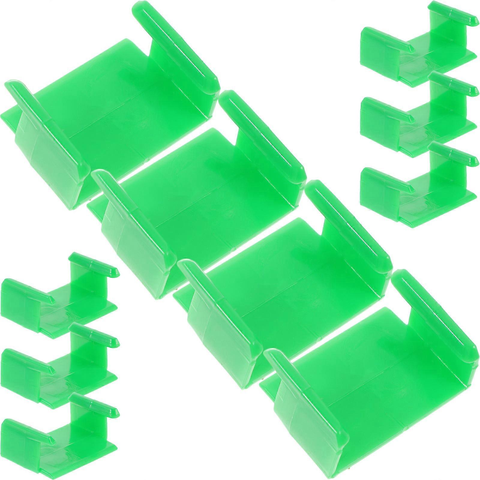 OUNONA 10pcs Train Track Connectors Plastic Adapters