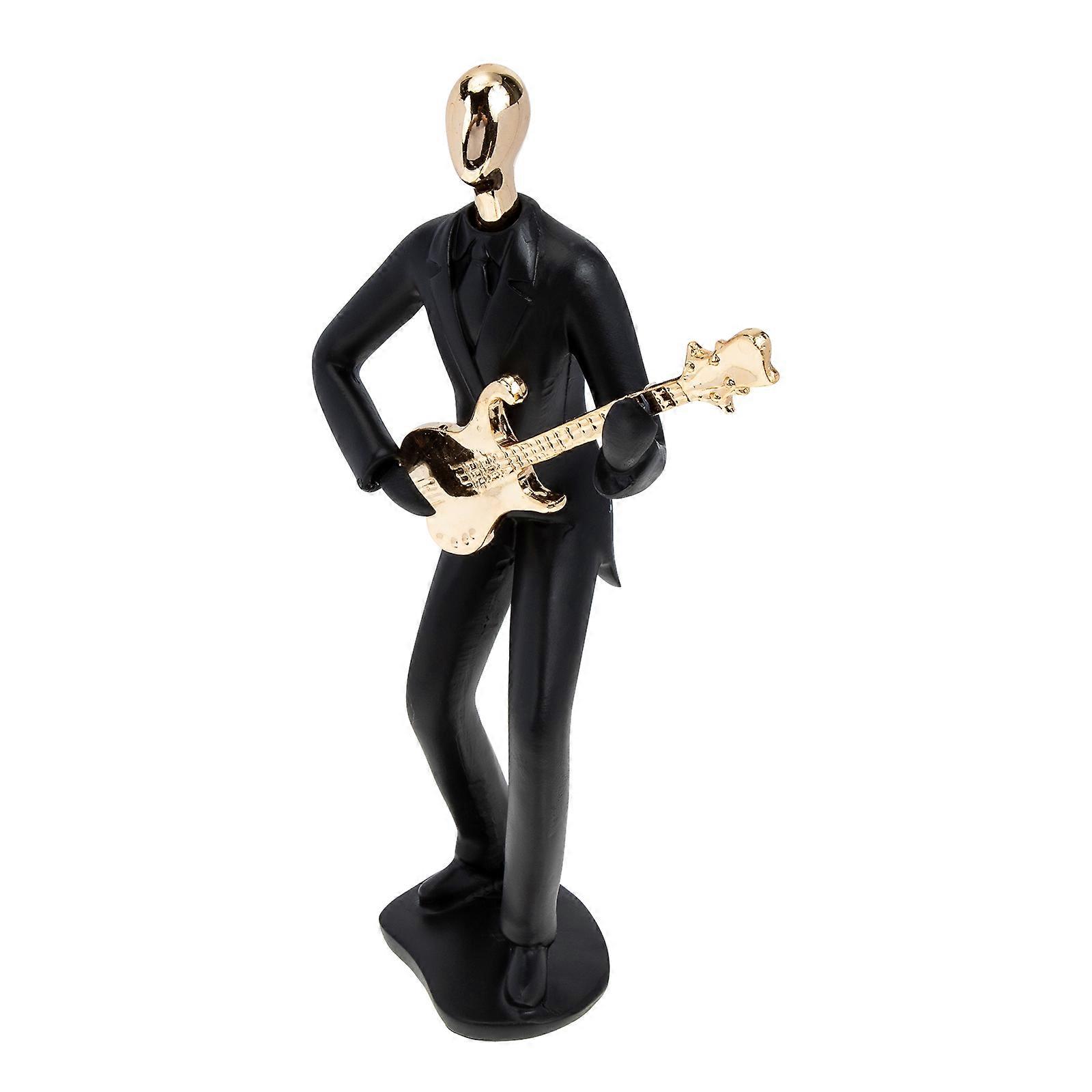 Creative Band Model Decor Black Stable Display Resin Home Supply Figure Model