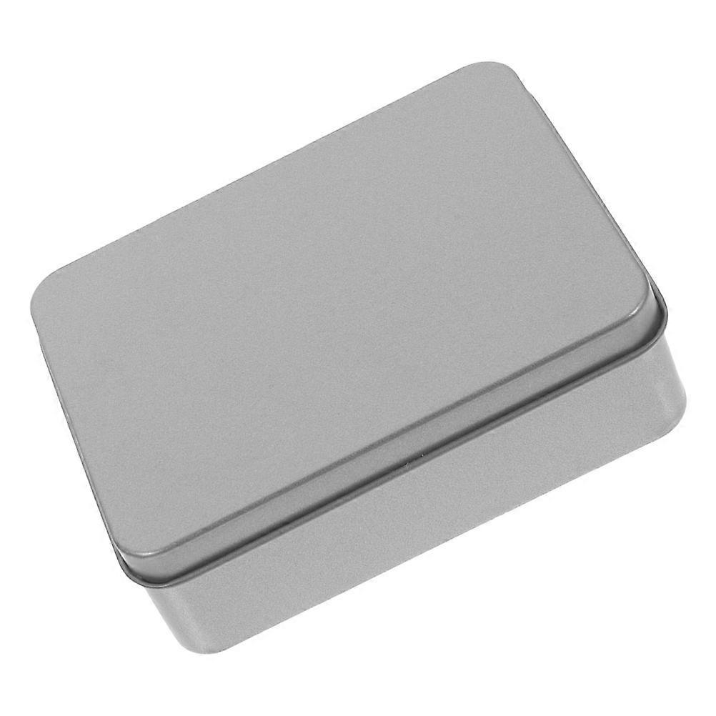 Elegant Rectangular Metal Tin Box with Lid for Cards, Candies & Small Items – Stylish Storage Solution for Home Organization & Packaging
