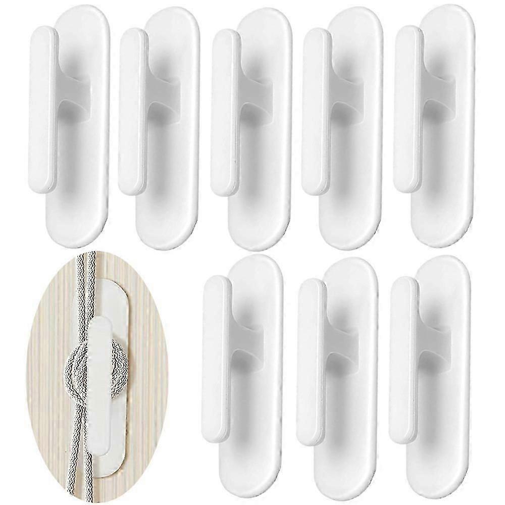 8 Pieces Blind Cord Twister Safety Blind Cord Hooks Adhesive Blind Cord Holder Window Blinds String Holder Child Proofing Blind Cord Wind Up Blind Co