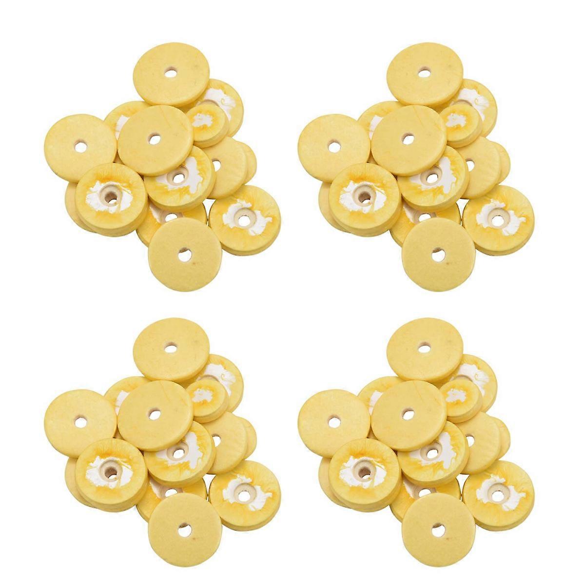 64 Pcs Flute Leather Pads Replacement Exquisite Wind Instrument