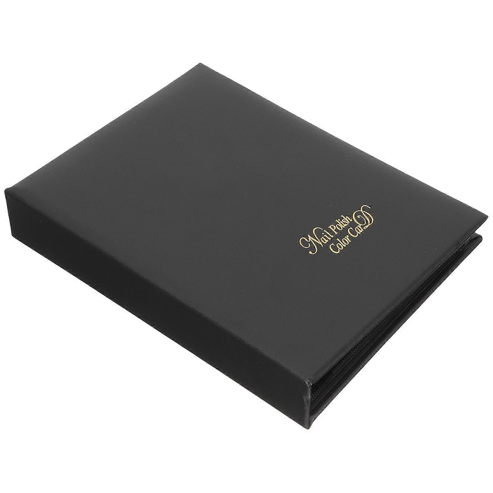 Nail Design Storage Book For Home Use Plastic Collection 1Pcs