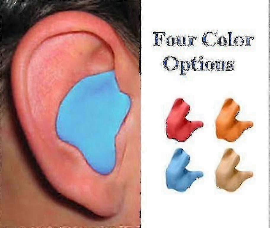 NRR 26 Reusable Custom Molded Earplugs with 4 Colors - Secure Fit Hearing Protection for Noise Reduction!ZZ9