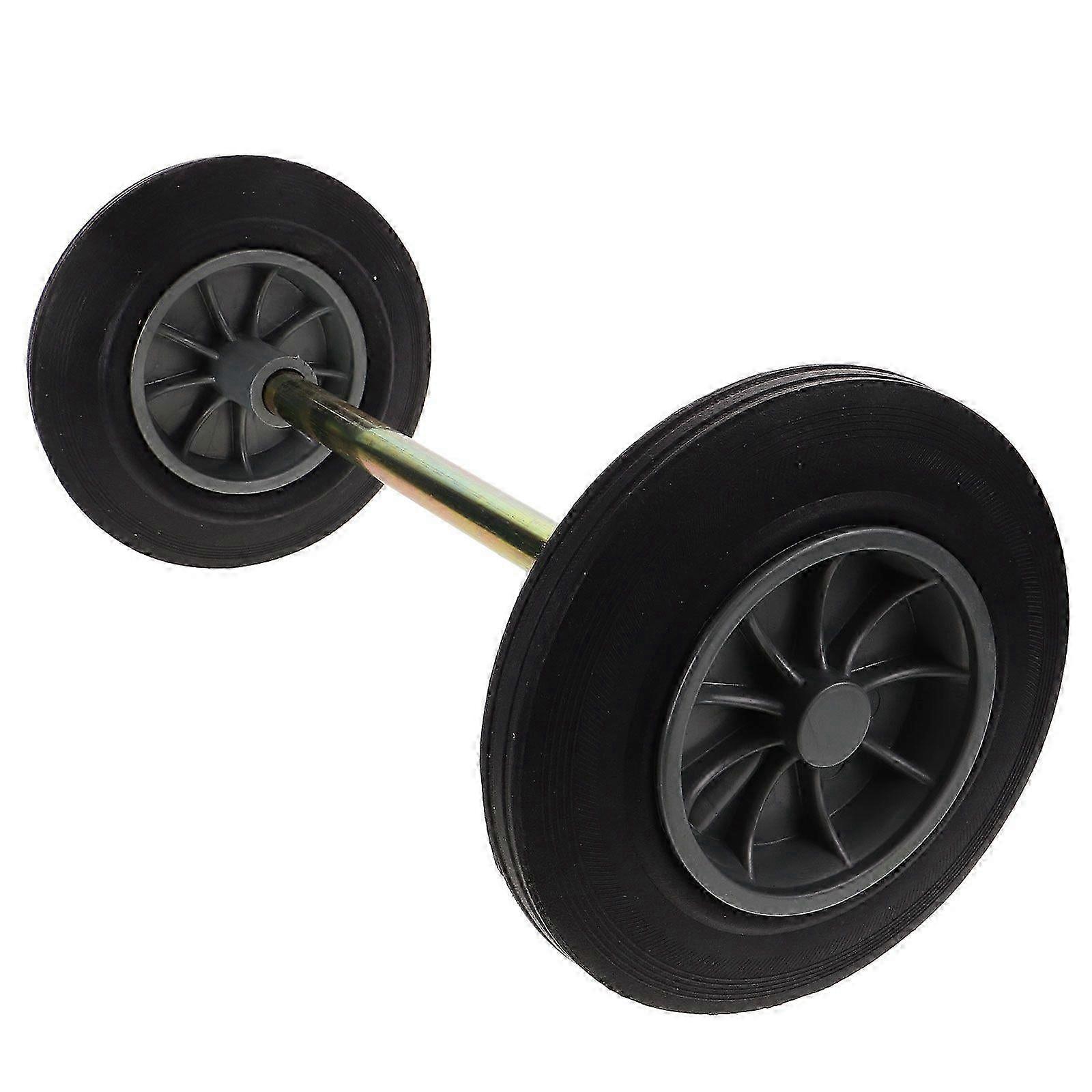 1 Set Garbage Can Wheel Gallon Trash Can Wheel Waste Bin Replacement Wheel Supply