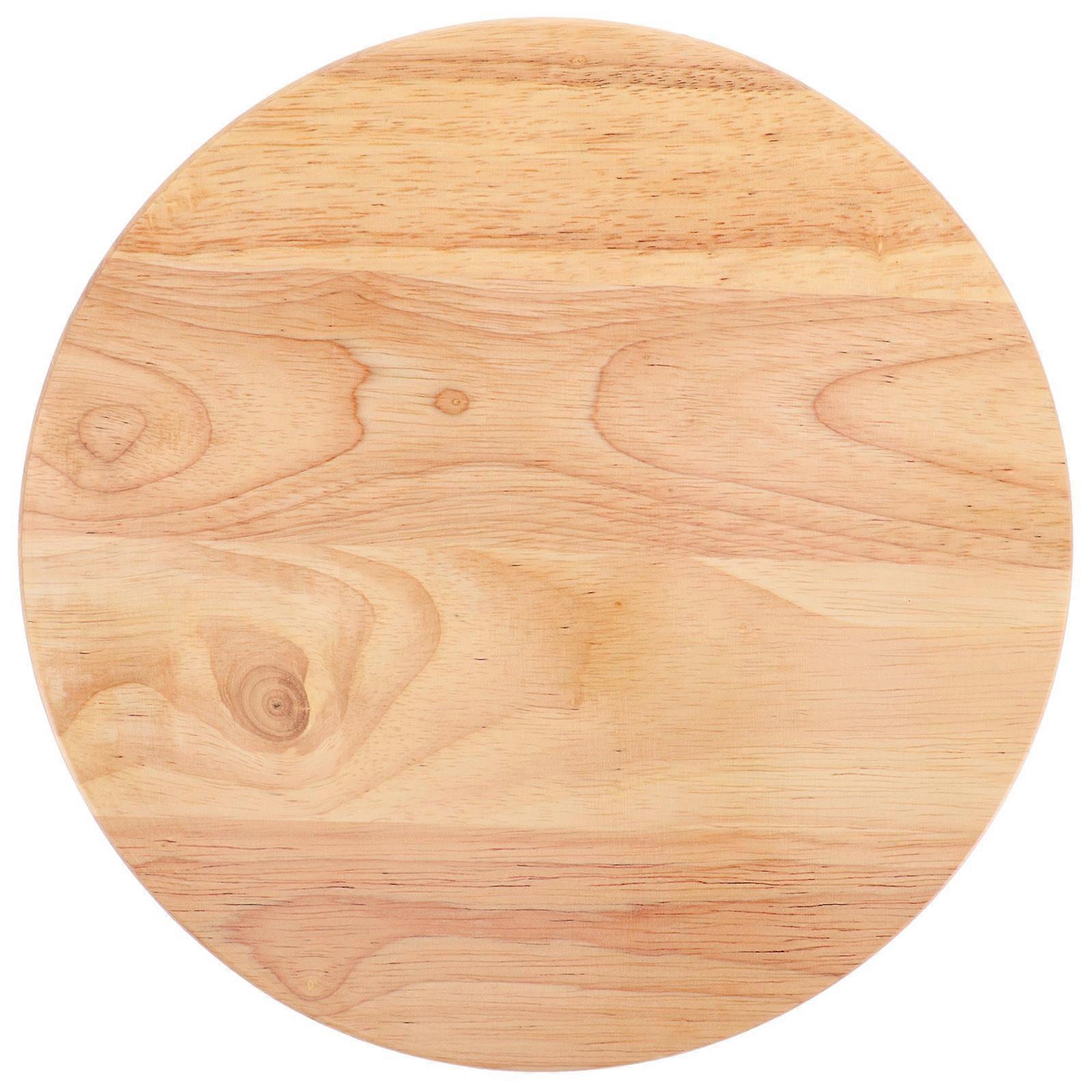 Durable Natural Wood Round Stool Seat Replacement for Home, Restaurant, and Kitchen Dining – Sturdy Surface for Reliable Seating at Events