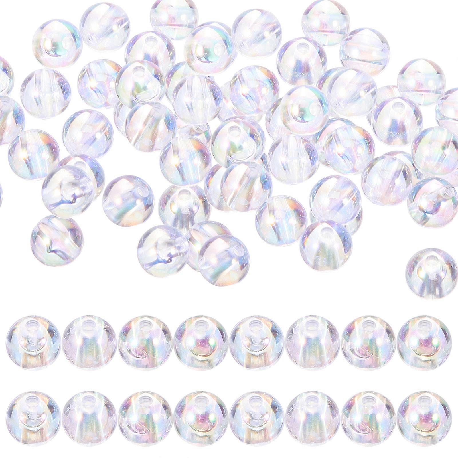 Schmuck Abstandsperlen aus strapazierfähigem Acryl für Bastelprojekte, die einen raffinierten Look bieten 1 Packung
