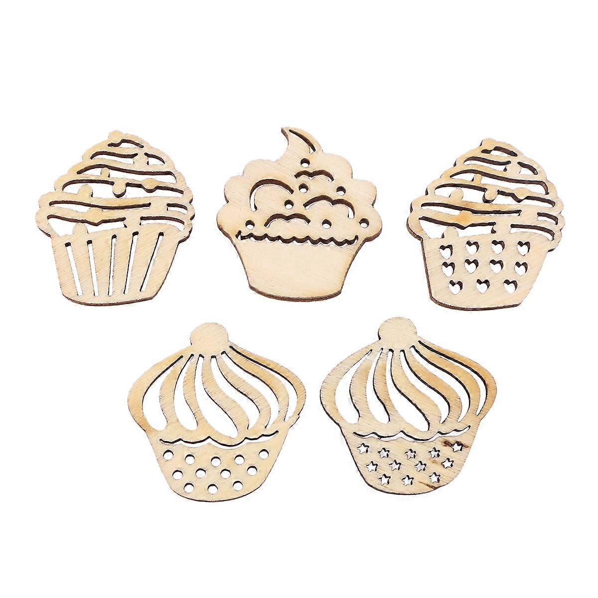 Wood Slice Embellishments for Craft Use Beige Color Sturdy and Durable Wood Craft Material Perfect for DIY Projects