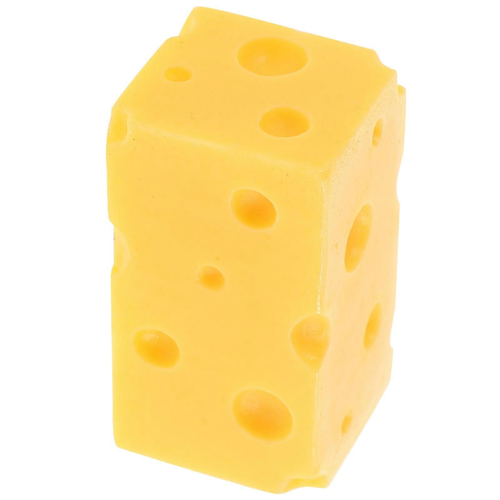 Realistic Fake Cheese Model for Kitchen Decoration with Photography Prop