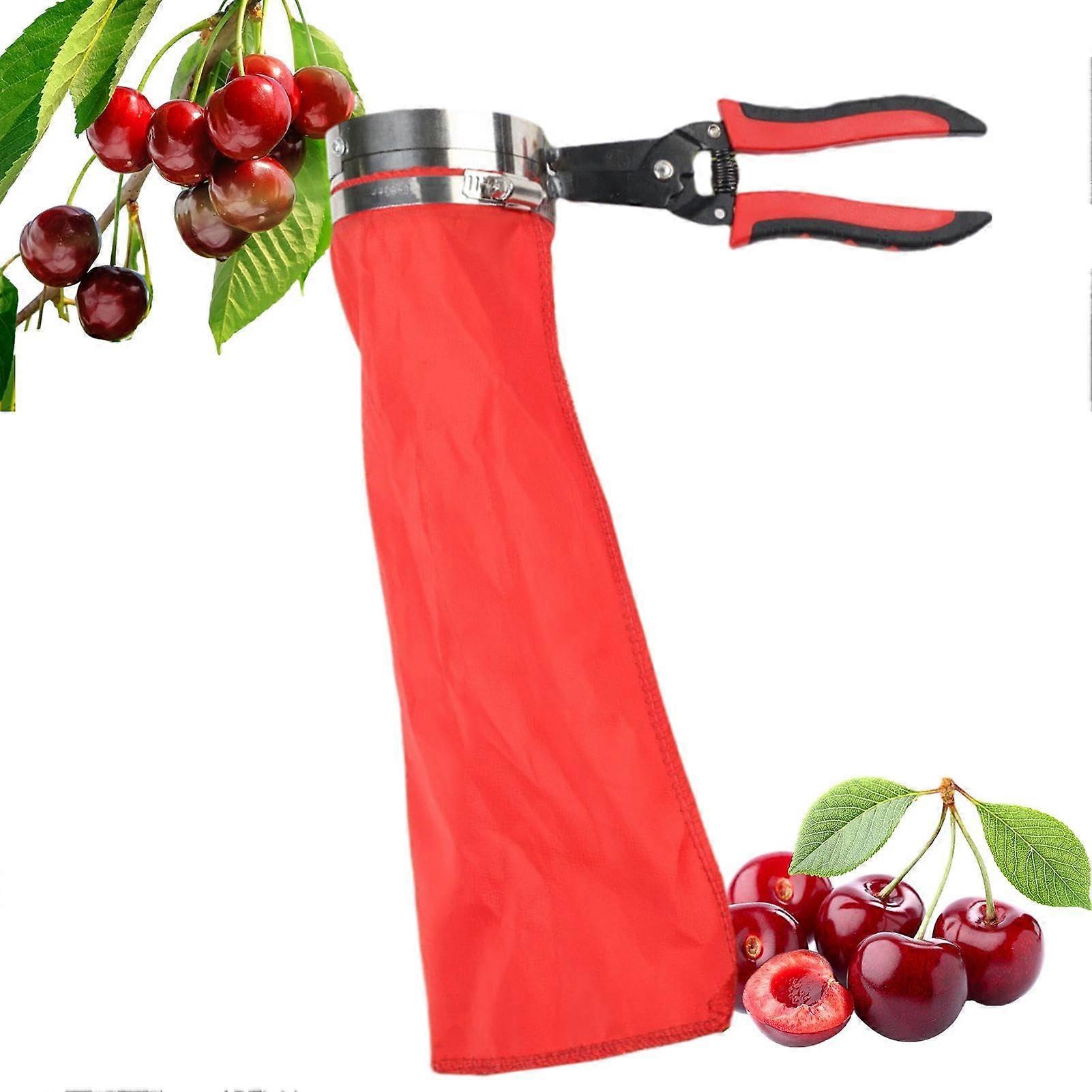 Pepper Picker Tool for Picking Pepper Pepper Catcher Reacher Tool with Storage Bag for Lemon Medlar, Mulberry, Orange, Cherry, Berry