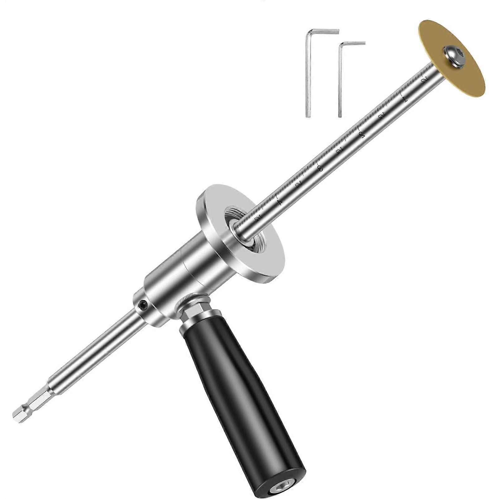 Inside PVC Pipe Cutter Portable with Scale Pipe Internal Cutting Tool with Drill Adapter for Water Pipe Installation