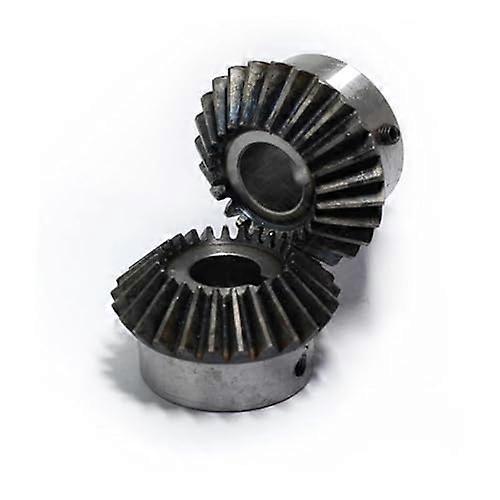 Bevel gear, 30 teeth, 2.5 module, 15–35 mm, bore sizes, 90 degrees, precision keyway, 20 mm, ideal for robotic machinery and DIY projects.