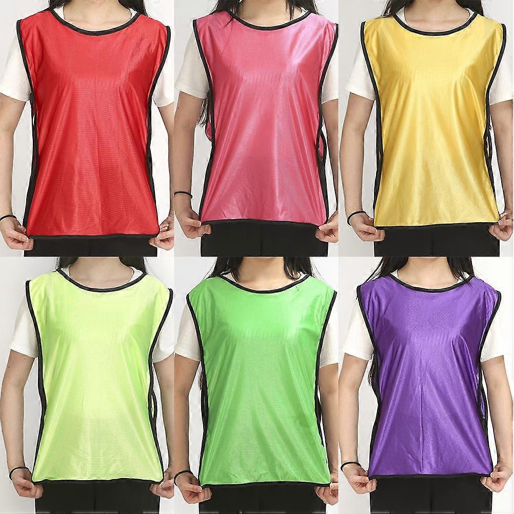 10Pcs Kids Training Vests Polyester Jerseys Size 47CM x 33CM