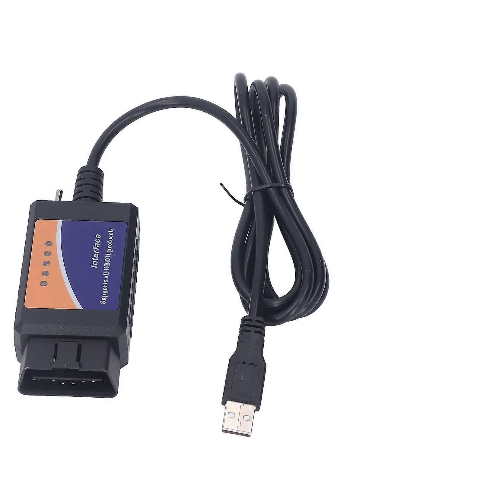 ELM327 OBD2 Scanner Diagnostic Tool with CD Support for Ford Vehicles All Protocols PIC18F25K80 Chip