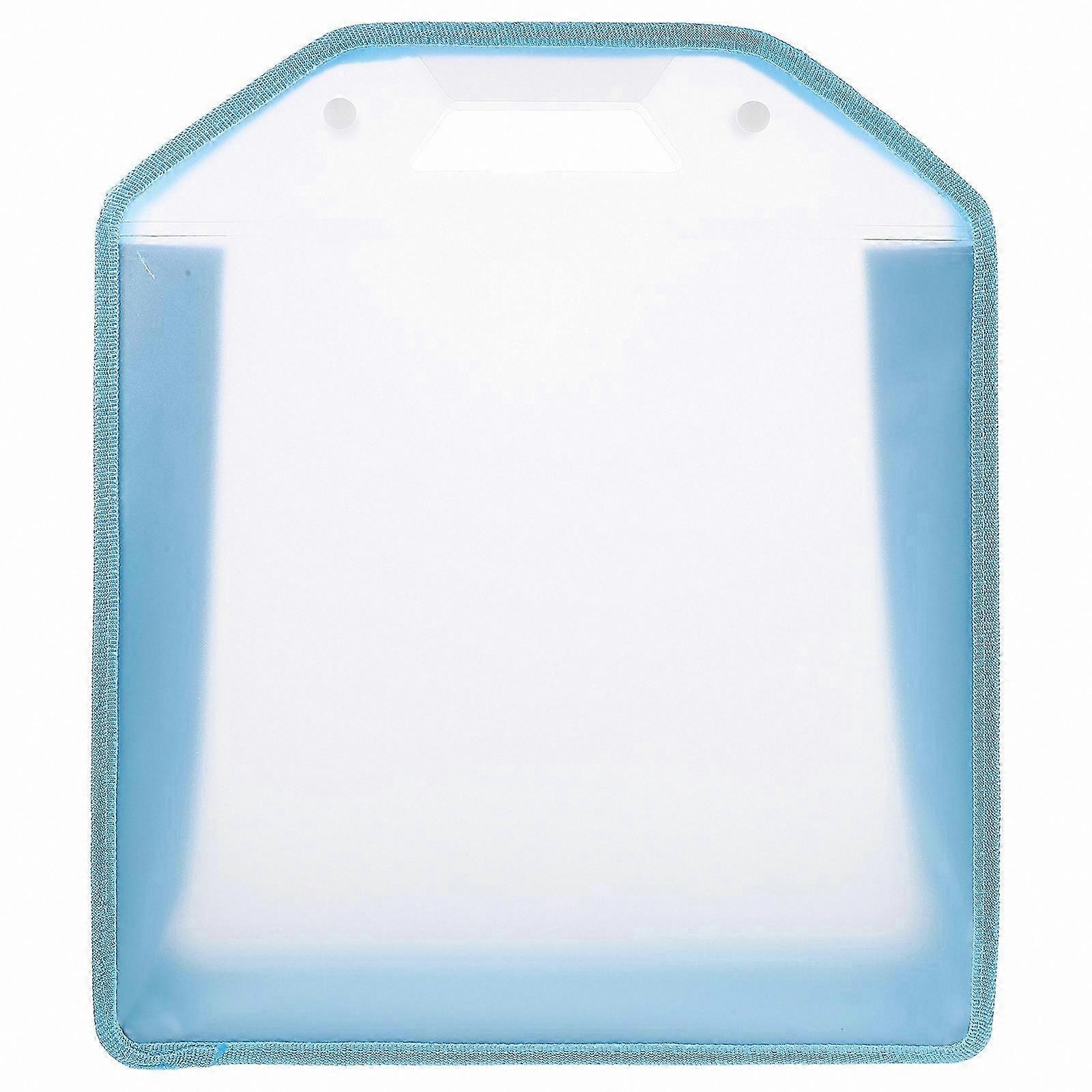 Portable Document Organizer - Durable Plastic File Pouch for Storage & Transport