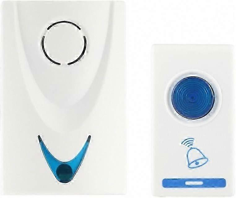 Campainha de Controle Remoto Sem Fio com LED & 32 Músicas de Sintonia - Campainha Sem Fio para Casa