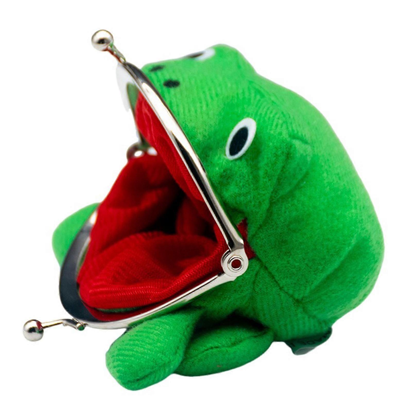 Cute Frog Wallet Anime Cosplay Cartoon Frog Wallet Exchange Wallet Small Funny Wallet Tool Bag Plush Toy Gift