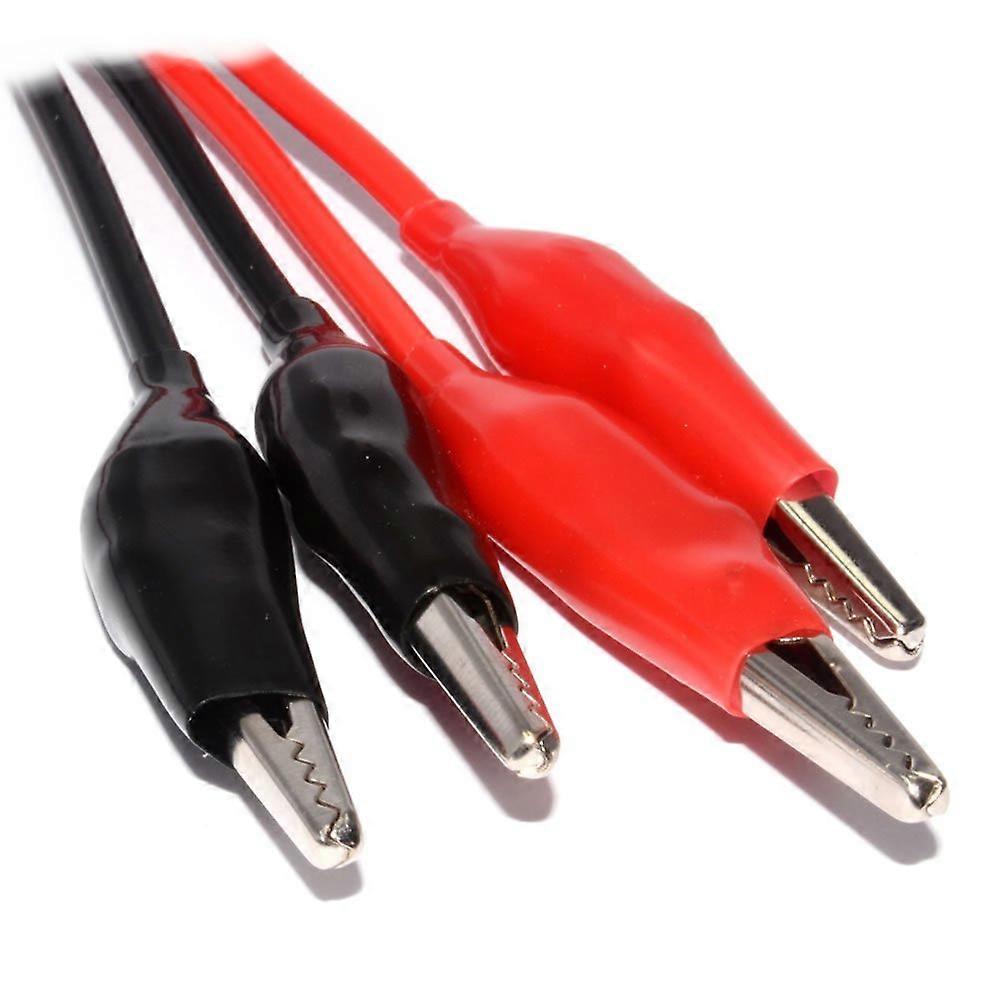 0.5m Insulated Crocodile Clips Multimeter Test Lead Set for Electrical Testing and Measurement