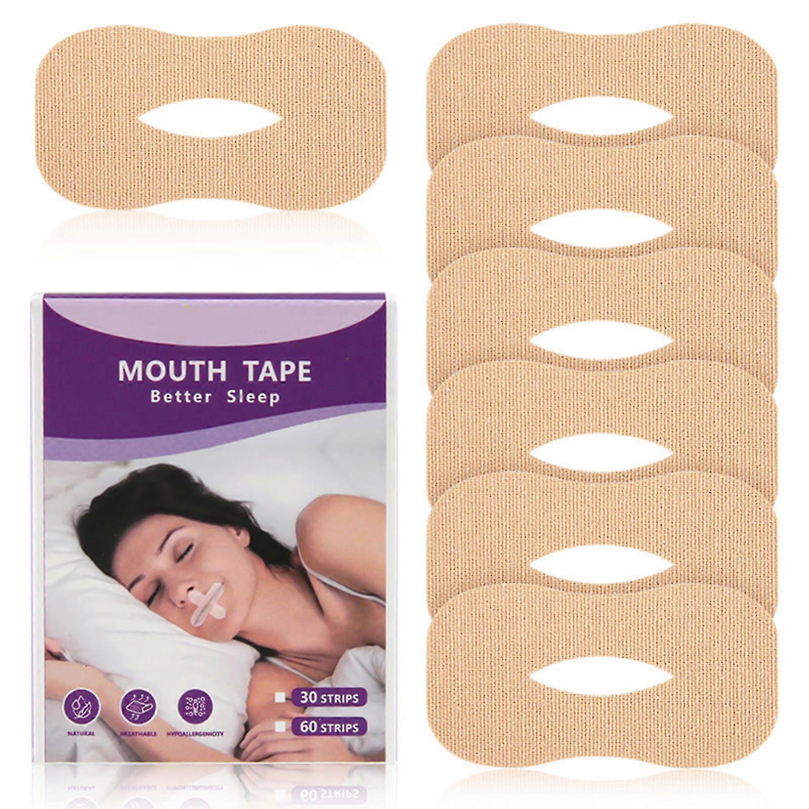 Munntape for anti snorking sovestrimler Mindre pustelindring Søvnforbedring