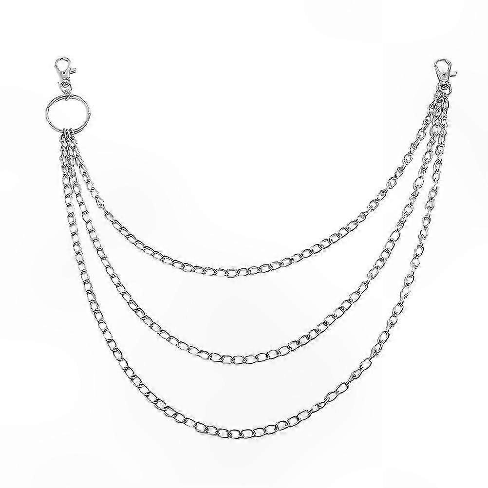Men's Punk Rock Wallet Chain Keychain with Jeans Chain Accessory