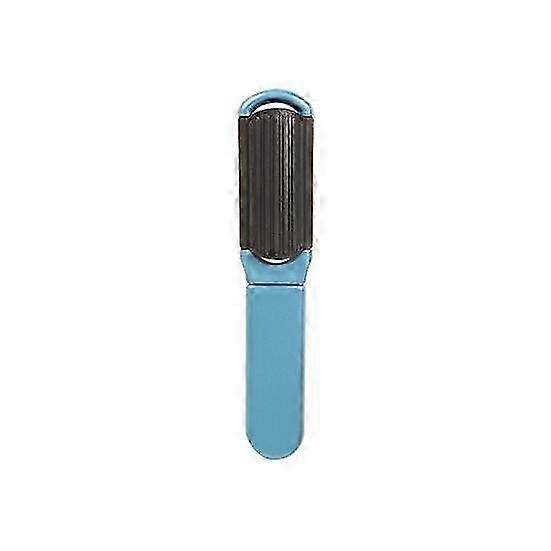 Portable Folding Hair Brush with Mirror and Soft, Anti-static Bristles for Scalp Massage