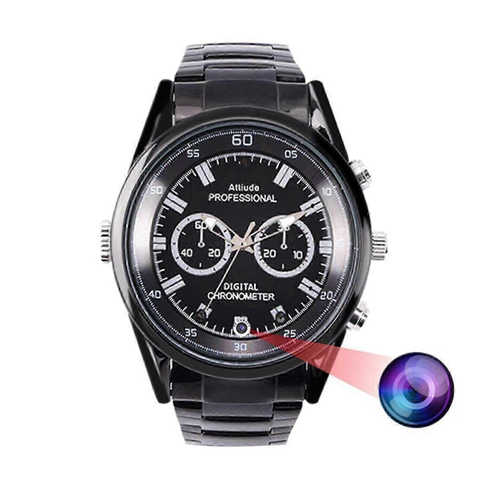 USB Camera Watch with Full High Resolution 1080P Video Recording & Builtin 16G/32G/64G Storage for Judicial Applications