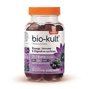 Bio-Kult 3-in-1 Biotic Blend Gummies Teens Blackcurrant Flavour 30's - 2 Pack