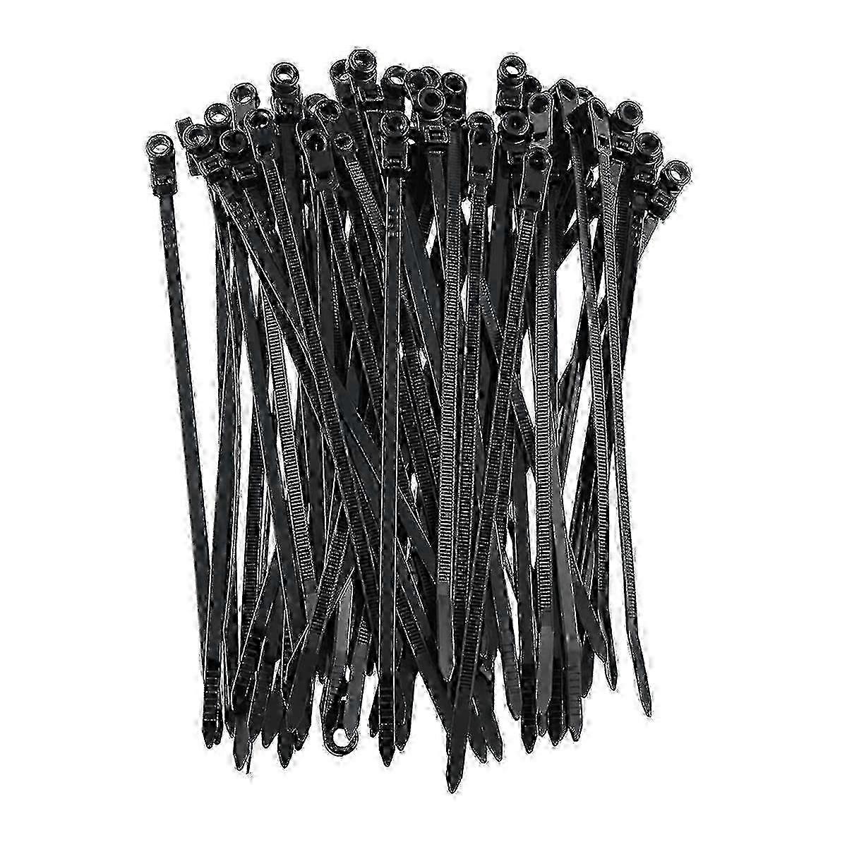 300Pcs Reusable Self-Locking Nylon Cable Ties for Fastening Wires and Organizing Cables