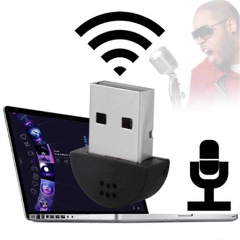 Mini USB Microphone Audio Studio Recording Mic for Computer Laptop