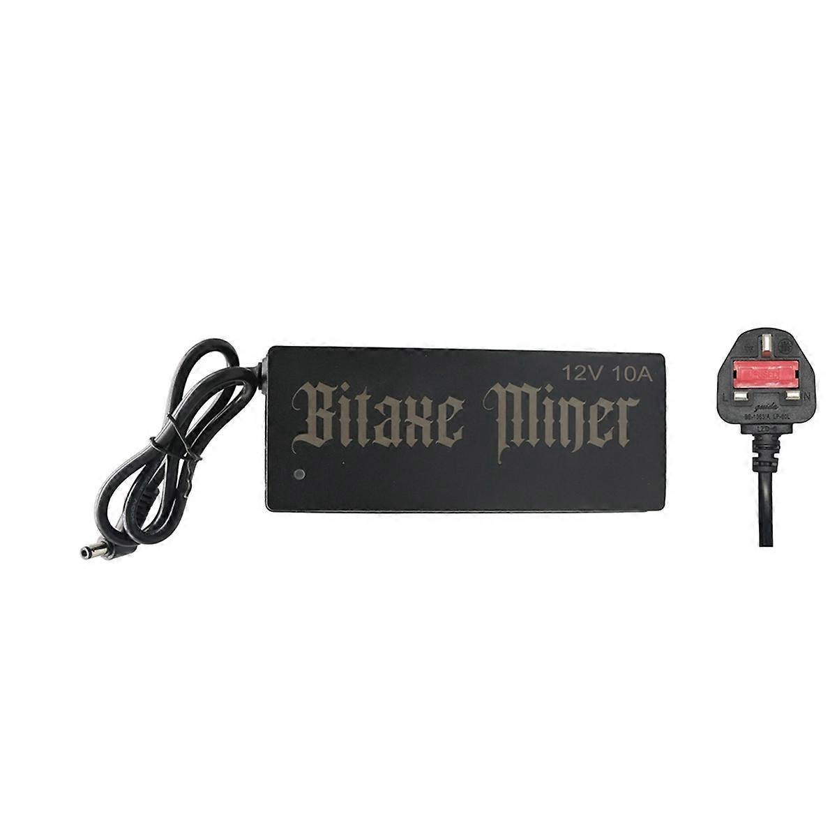 For NerdQaxe++12V 10A Power Adapter UK Plug