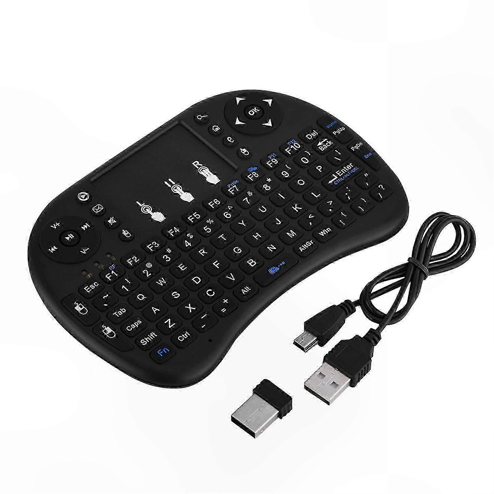Compact Wireless Air Mouse with Touchpad and Keyboard Functionality hwy